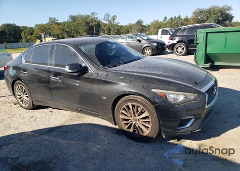 2018 Infiniti Q50 Pure z USA, uszkodzony, nr VIN JN1CV7AP7JM241280